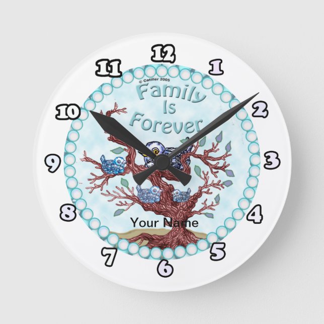 Family is Forever  clock (Front)