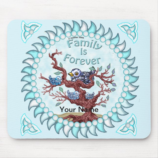 Family is Forever   Mouse Mat (Front)
