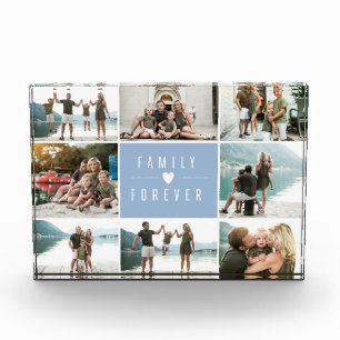 Family is Forever Photo Collage Block EDITABLE