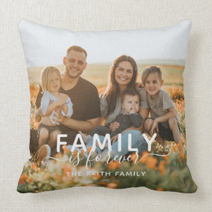 Family Is Forever Photo Cushion