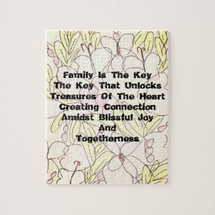 Family Is The Key   Jigsaw Puzzle