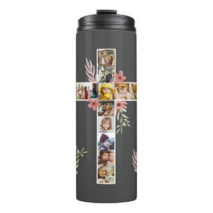 Family Jesus Cross Christian Church Lover Thermal Tumbler