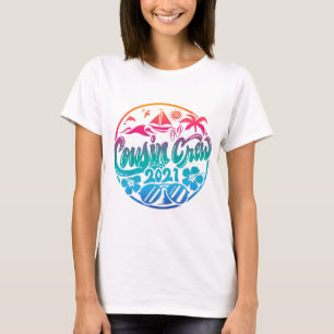 Family Kids Cousin Crew Summer Vacation Beach T-Shirt