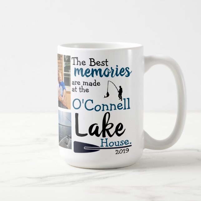 Family Lake House Custom / Vacation Mug (Right)