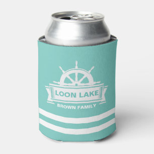 Family Lake House Vacation Can Cooler