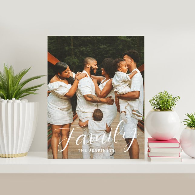 Family Life Personalized Photo Wrapped Canvas (Creator Uploaded)