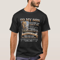 Family Lion To My Son Never Forget That I Love You