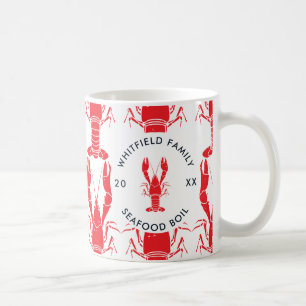 Family Lobster Boil Seafood Party Keepsake Custom Coffee Mug