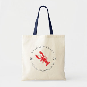 Family Lobster Boil Summer Seafood Party Custom Tote Bag