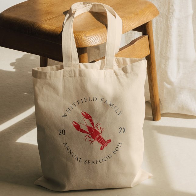 Family Lobster Boil Summer Seafood Party Tote Bag (Family Lobster Boil Summer Seafood Party Tote Bag)