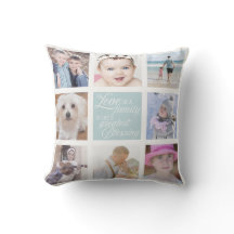 Family Love | 8 Square Photos Custom Colour