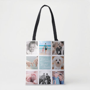 Family Love Blessing 16 Photograph Tote Bag