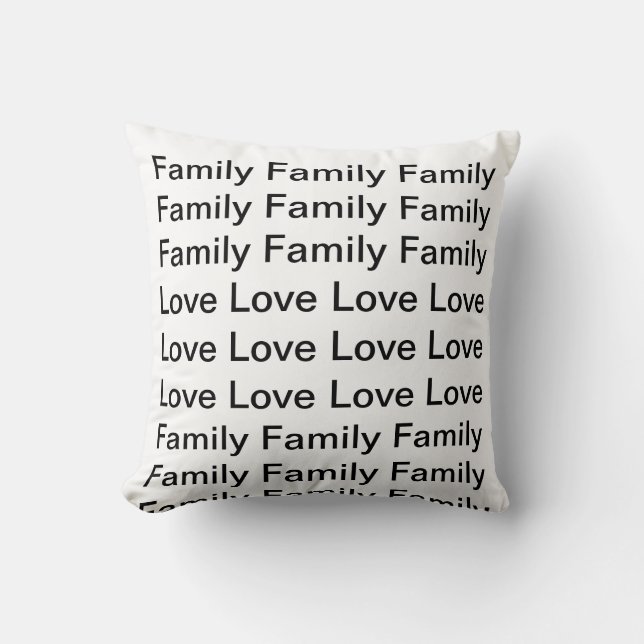 Family Love Cushion (Front)