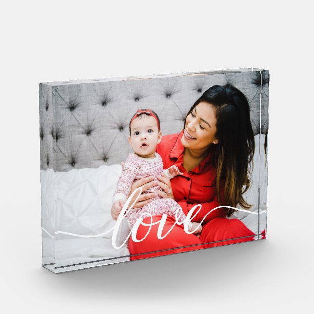 Family Love family Script Personalised Photo (Left)