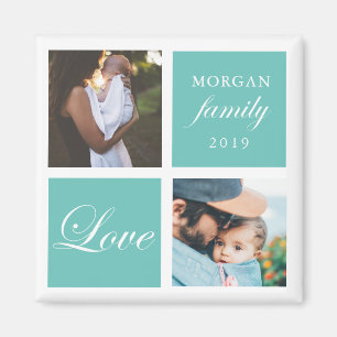 Family Love Personalised Photo Magnet