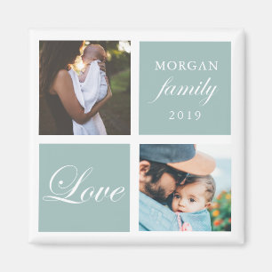 Family Love Personalised Photo Magnet