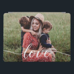 Family Love Script Personalised Photo iPad Pro Cover<br><div class="desc">Using a beautiful and modern script for the word "Love",  this family love photo can be easily personalised with your own favourite family photo on this tablet case. An elegant tablet cover to protect your device and make it personal and memorable. A great gift.</div>