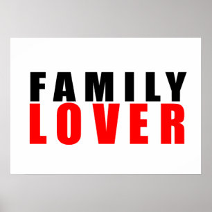 Family lover poster