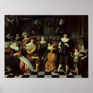 Family Making Music Poster