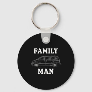 Family Man Minivan Humor For Proud Dad Life Fans C Key Ring