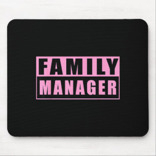 Family manager mother's day mouse mat
