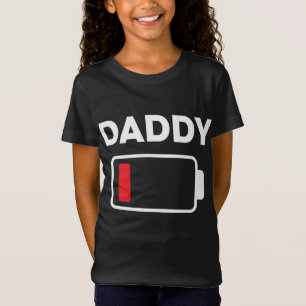 Family Matching Christmas Battery Funny Daddy Xmas T-Shirt