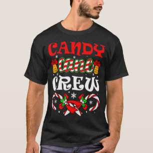 Family Matching Christmas  Boys Girls Candy Cane C T-Shirt