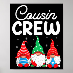 Family Matching Christmas Cousin Crew Cute Christm Poster