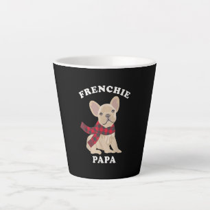 family matching christmas french bulldog gift latte mug