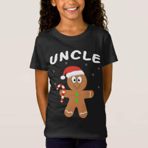 Family Matching Christmas Outfits Gingerbread Uncl T-Shirt