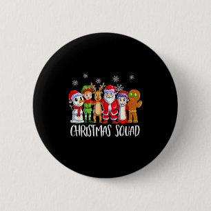 Family Matching Christmas Squad Santa Reindeer Elf 6 Cm Round Badge