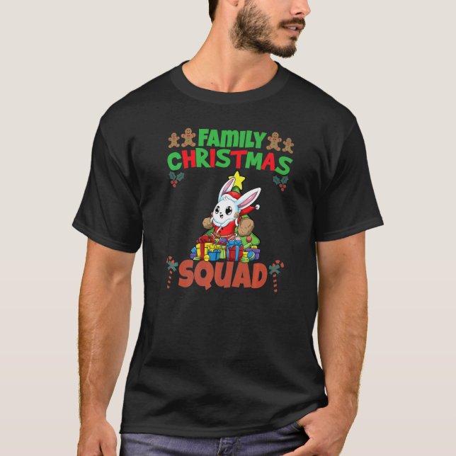 Family Matching Christmas Squad X-Mas Holidays Pre T-Shirt (Front)