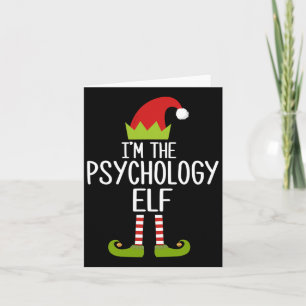 Family Matching Christmas Xmas Gifts I'm The Psych Card