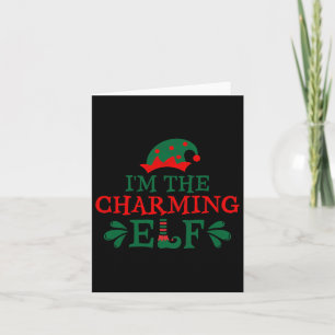 Family Matching Group Christmas Funny I'm The Char Card