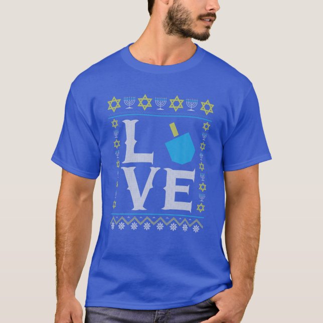 Family Matching Group Happy Challah Days Ugly Hanu T-Shirt (Front)