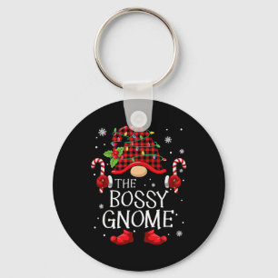 Family Matching Group The Bossy Gnome Christmas  Key Ring