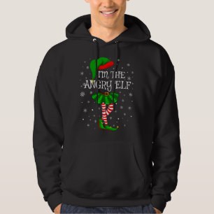 Family Matching I'm The Angry Elf Christmas Hoodie