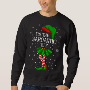 Family Matching I'm The Sarcastic Elf Christmas Sweatshirt