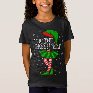 Family Matching I'm The Sassy Elf Christmas T-Shirt
