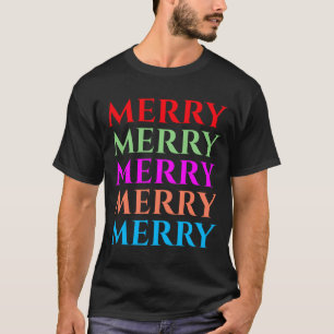 Family Matching Merry Christmas Outfits T Shirt 