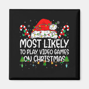 Family Matching Most Likely To Play Video Games On Magnet