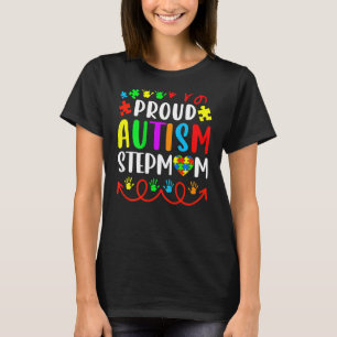 Family Matching Proud Autism Stepmom Love Autism A T-Shirt