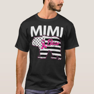 Family Matching Tee Mimi Bear Breast Cancer Awaren