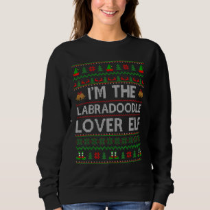 Family Matching Ugly I'm The Labradoodle  Elf Chri Sweatshirt