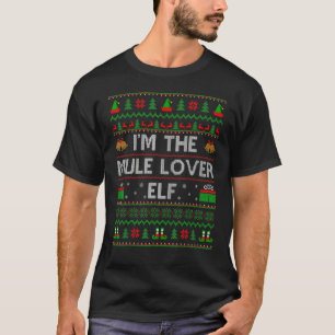 Family Matching Ugly I'm The Mule Elf Christmas T-Shirt