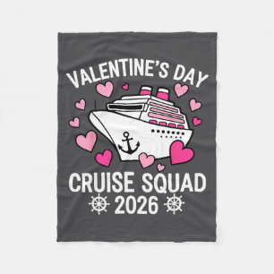 Family Matching Valentines Day Cruise 2026 Husband Fleece Blanket