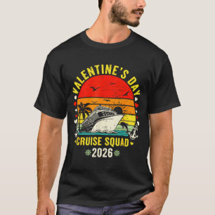 Family Matching Valentines Day For Couples Cruise  T-Shirt