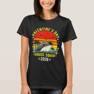 Family Matching Valentines Day For Couples Cruise  T-Shirt