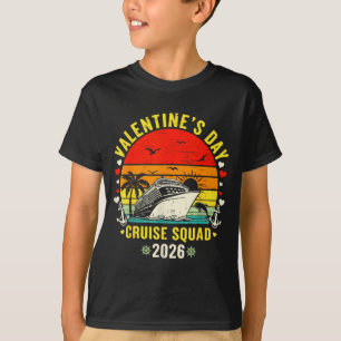 Family Matching Valentines Day For Couples Cruise  T-Shirt