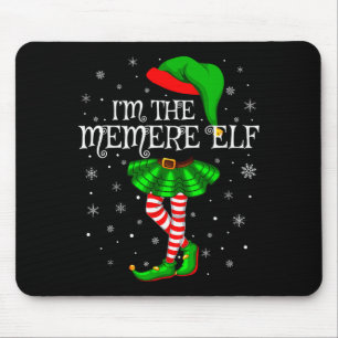 Family Matching Women Girls I'm The Memere Elf Chr Mouse Mat